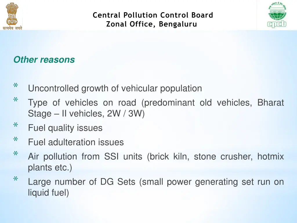 central pollution control board zonal office 10