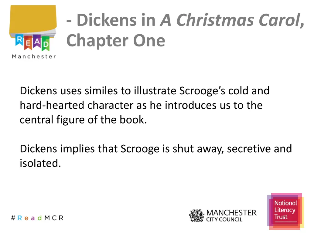 dickens in a christmas carol chapter one