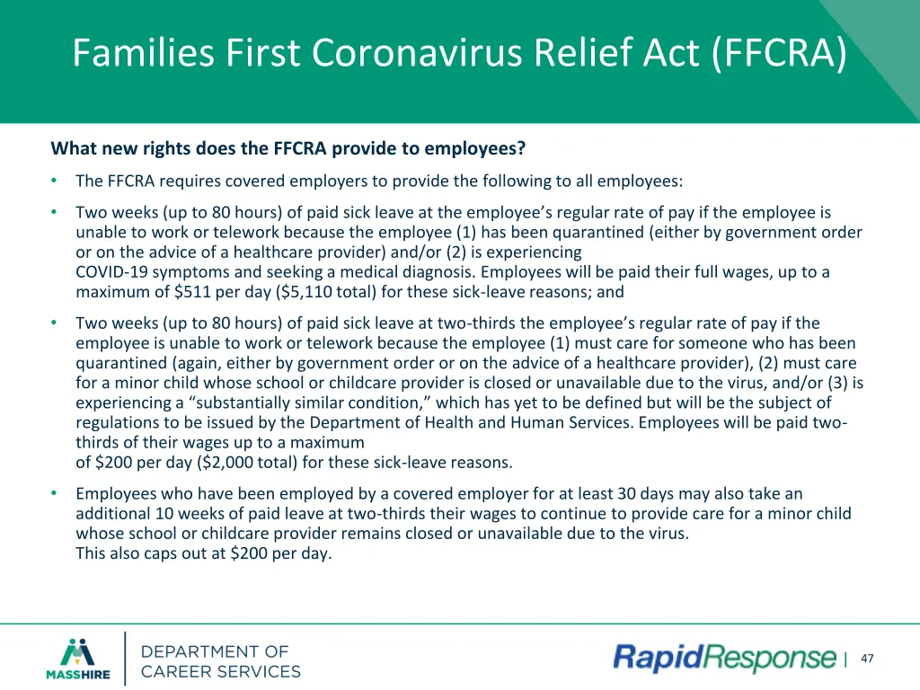 families first coronavirus relief act ffcra 3