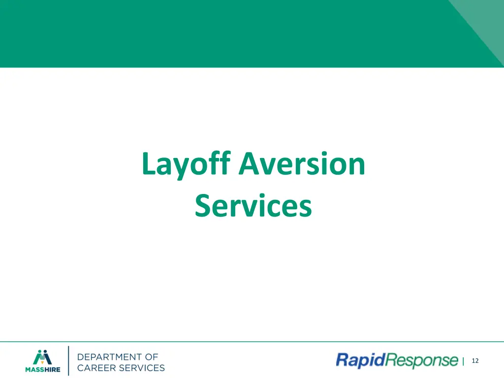 layoff aversion services