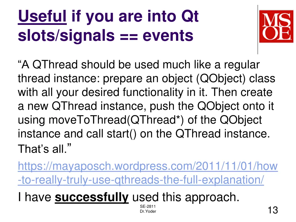 useful if you are into qt slots signals events