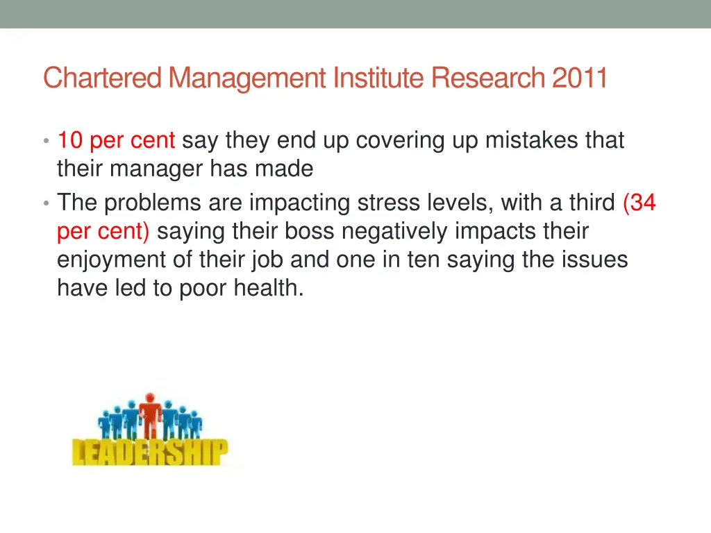 chartered management institute research 2011