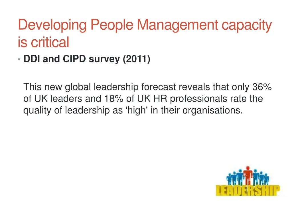 developing people management capacity is critical