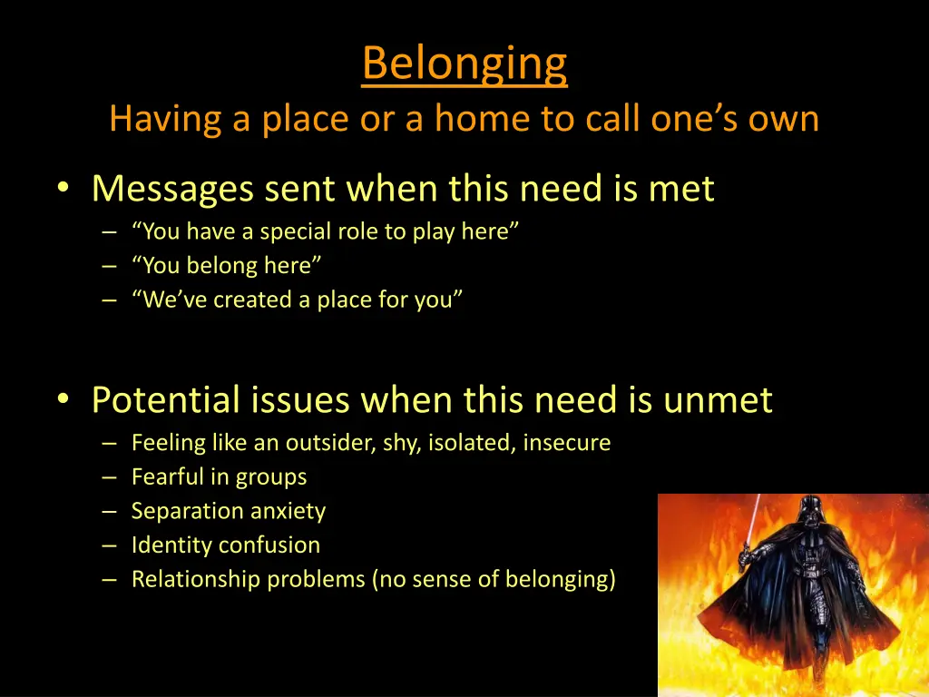 belonging