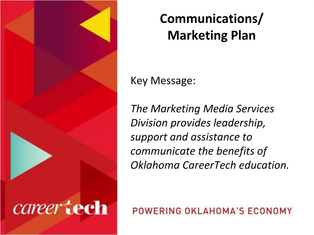 communications marketing plan