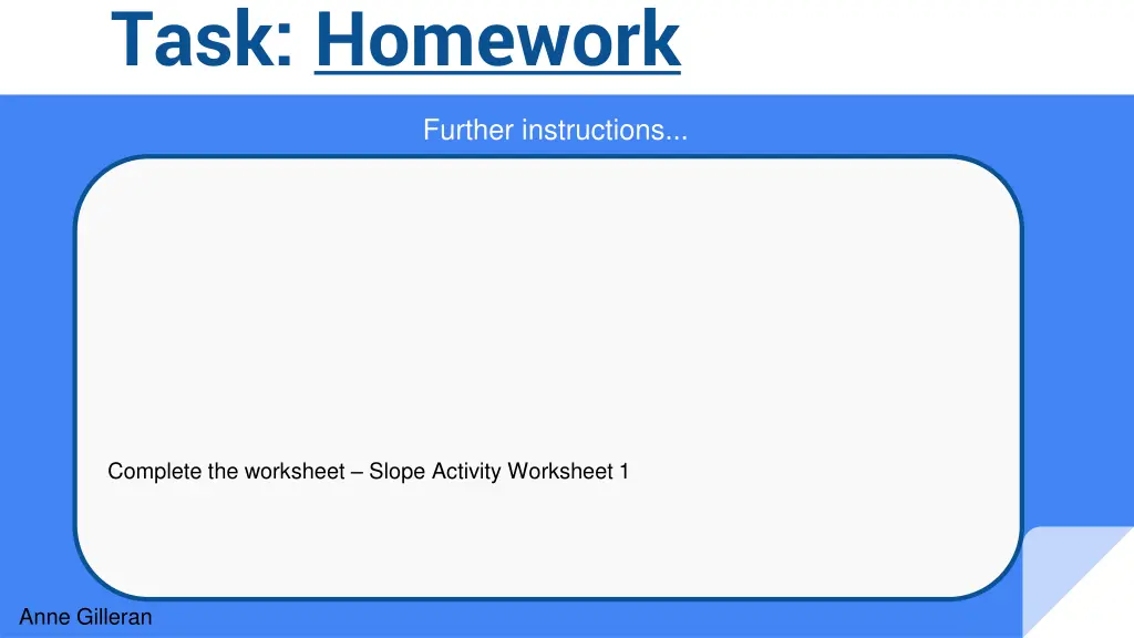 task homework