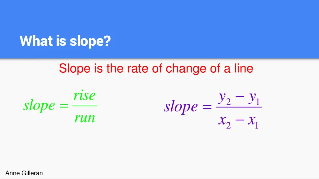 what is slope