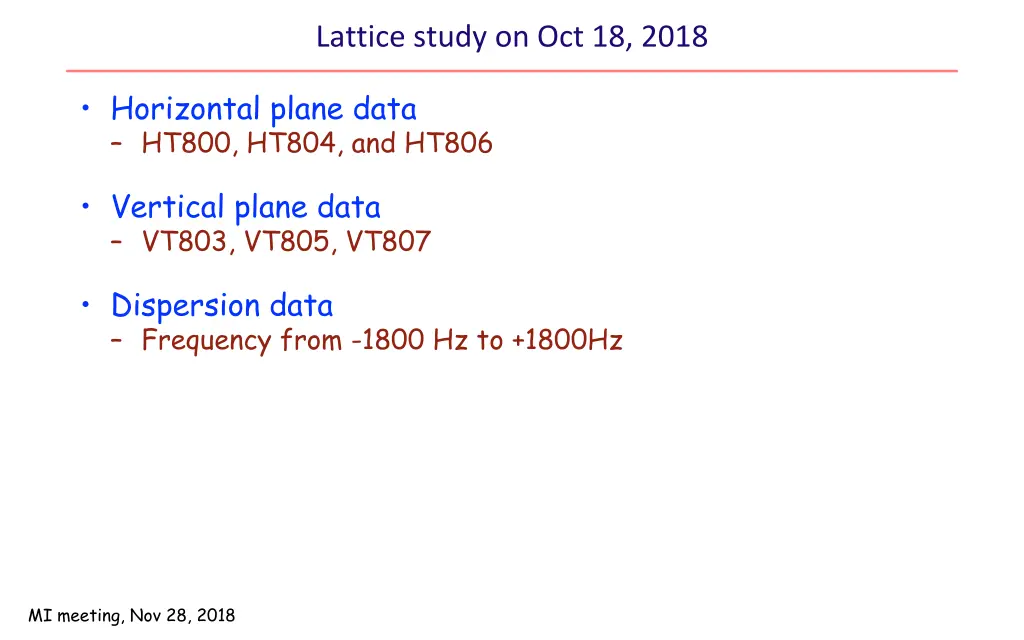 lattice study on oct 18 2018