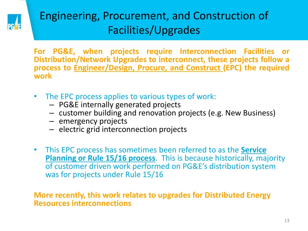 engineering procurement and construction