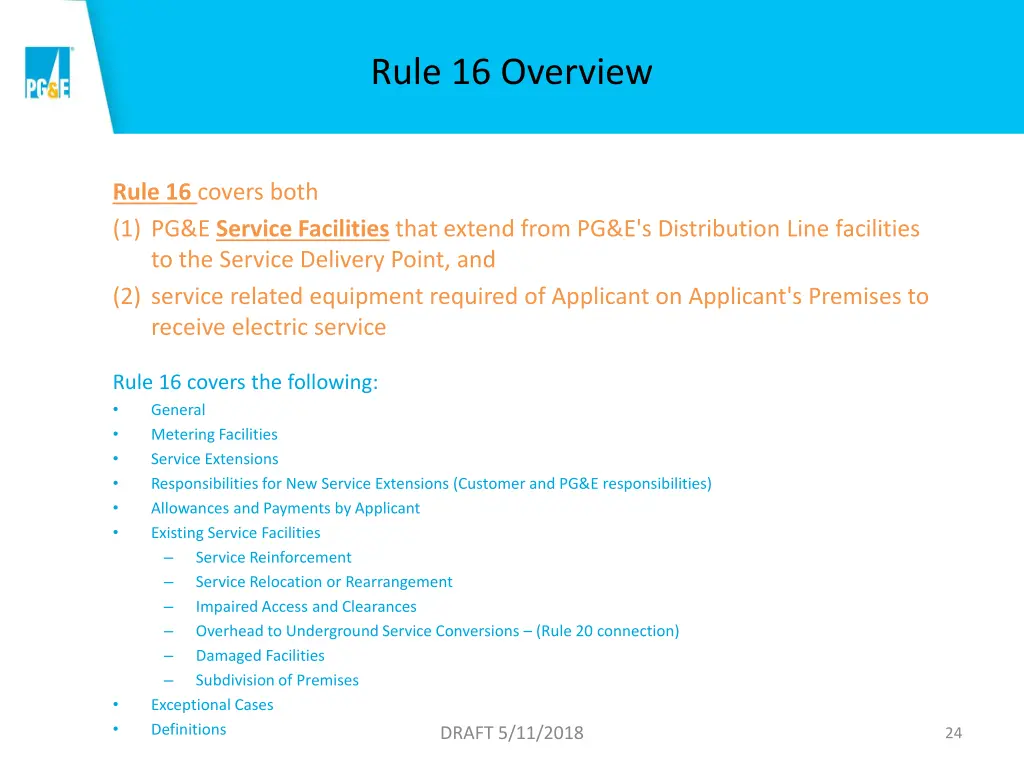 rule 16 overview