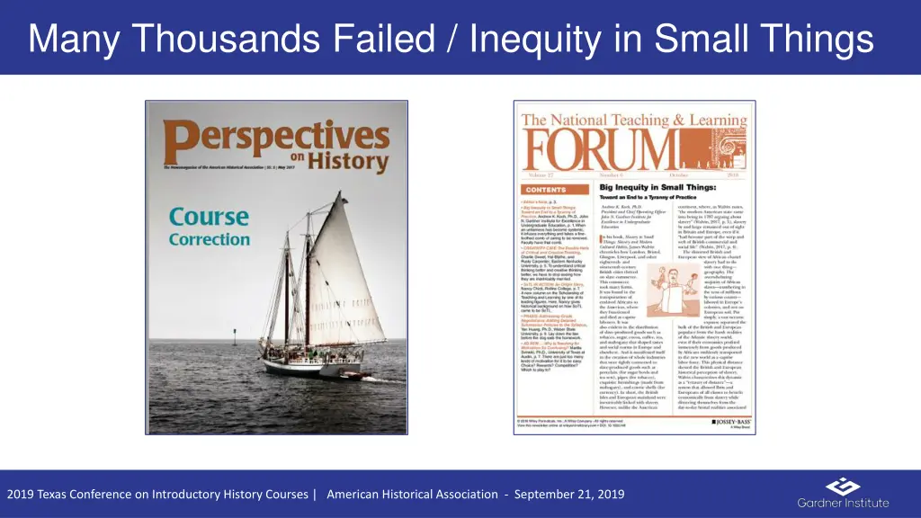 many thousands failed inequity in small things