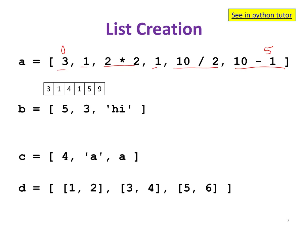 see in python tutor