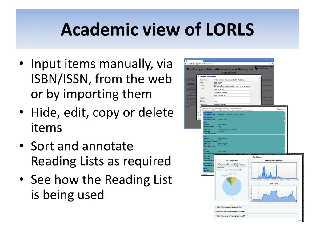 academic view of lorls