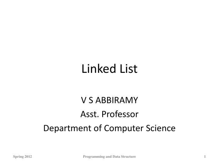 linked list