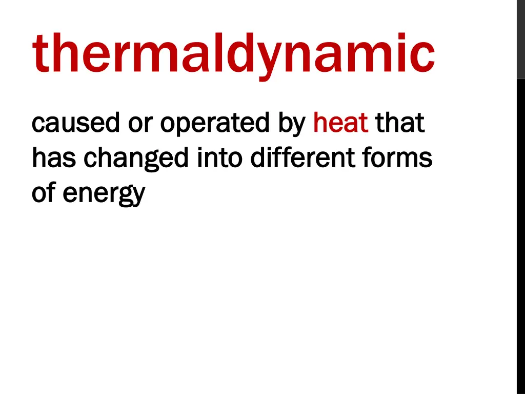 thermaldynamic