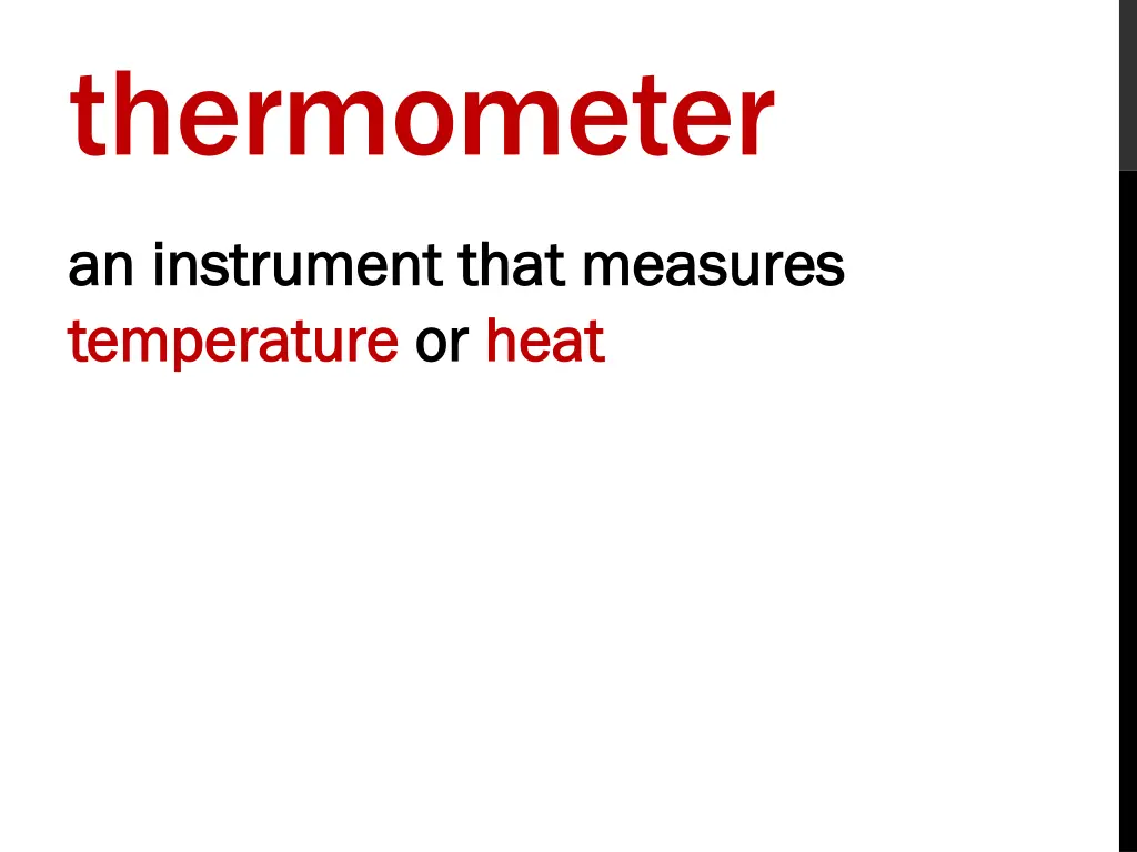 thermometer