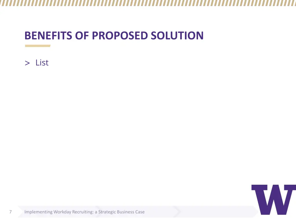 benefits of proposed solution