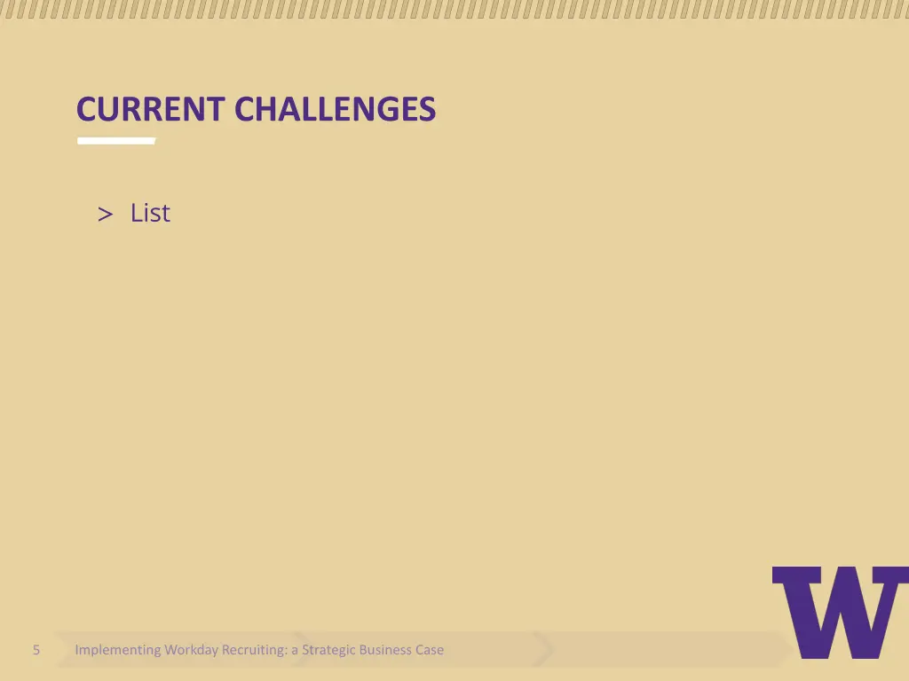 current challenges