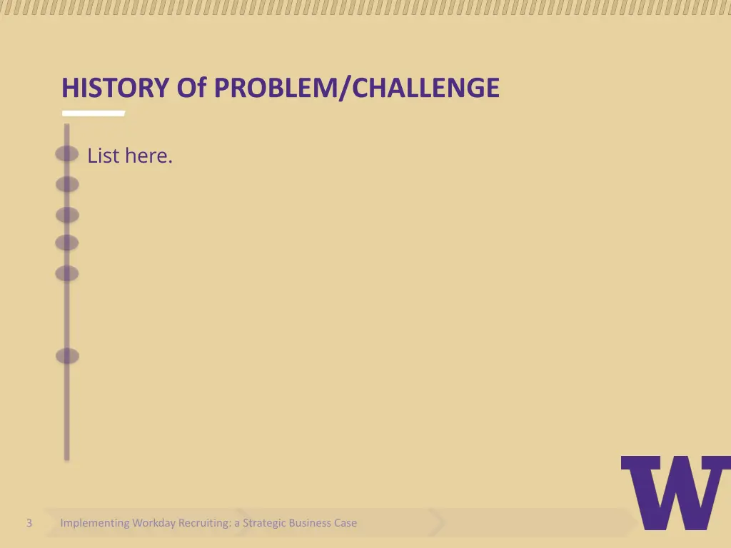 history of problem challenge