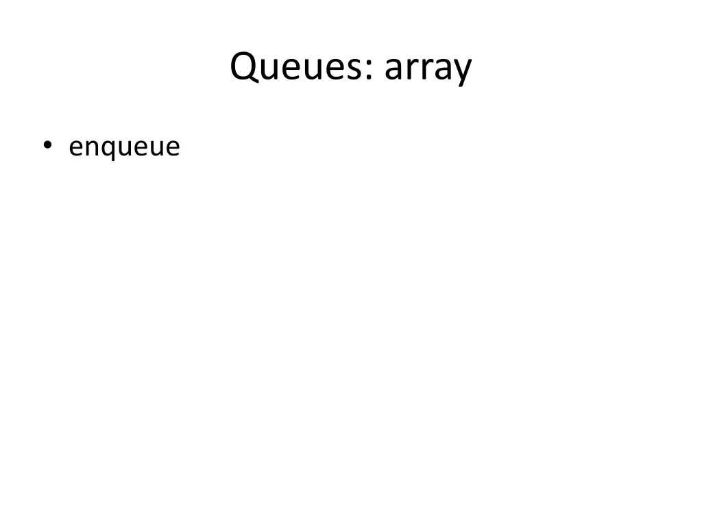 queues array