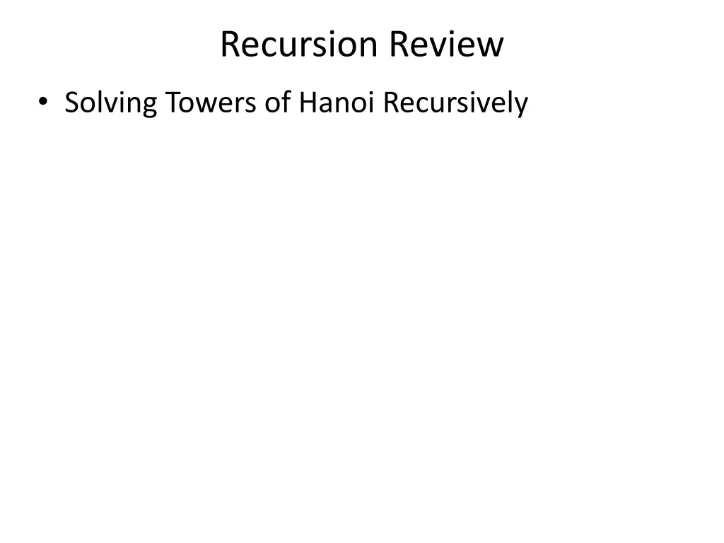 recursion review 9