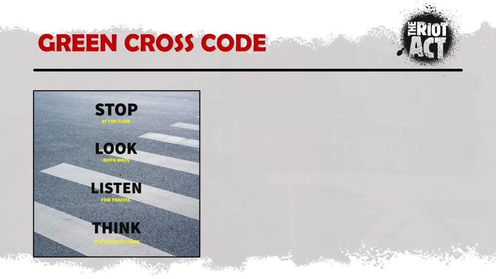 green cross code