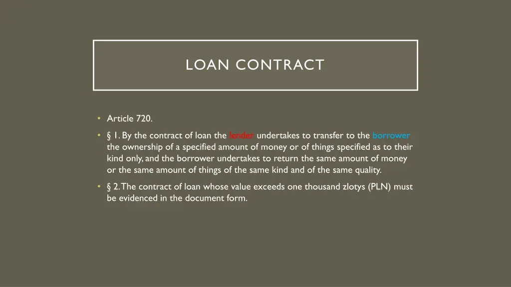 loan contract 1