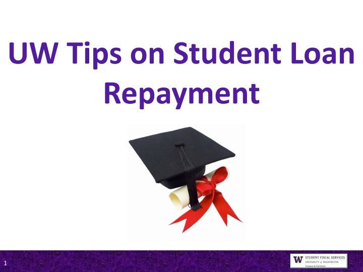 uw tips on student loan repayment