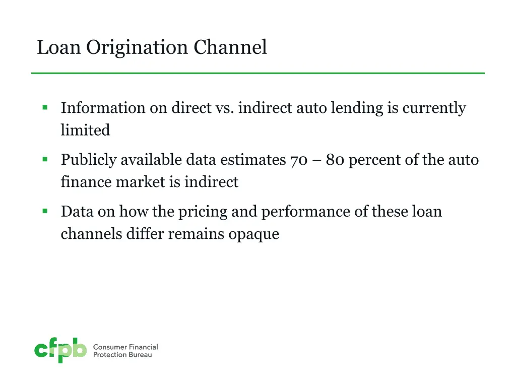 loan origination channel