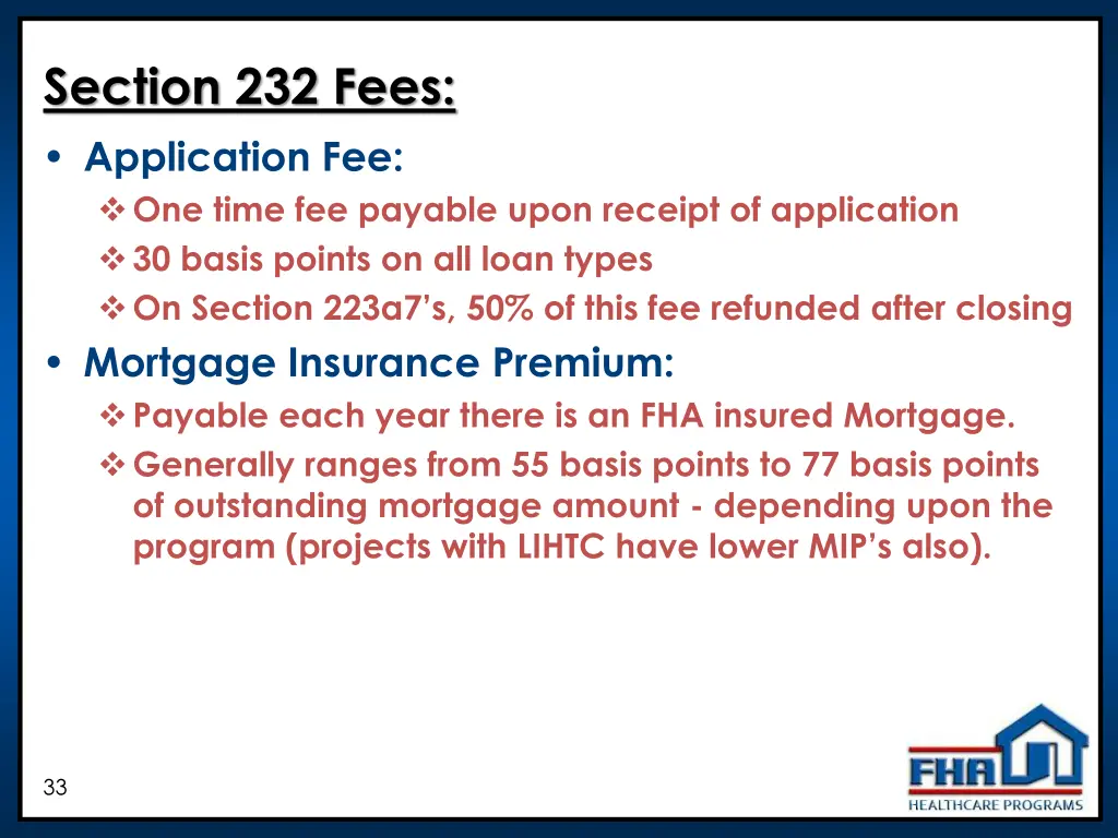 section 232 fees application fee one time