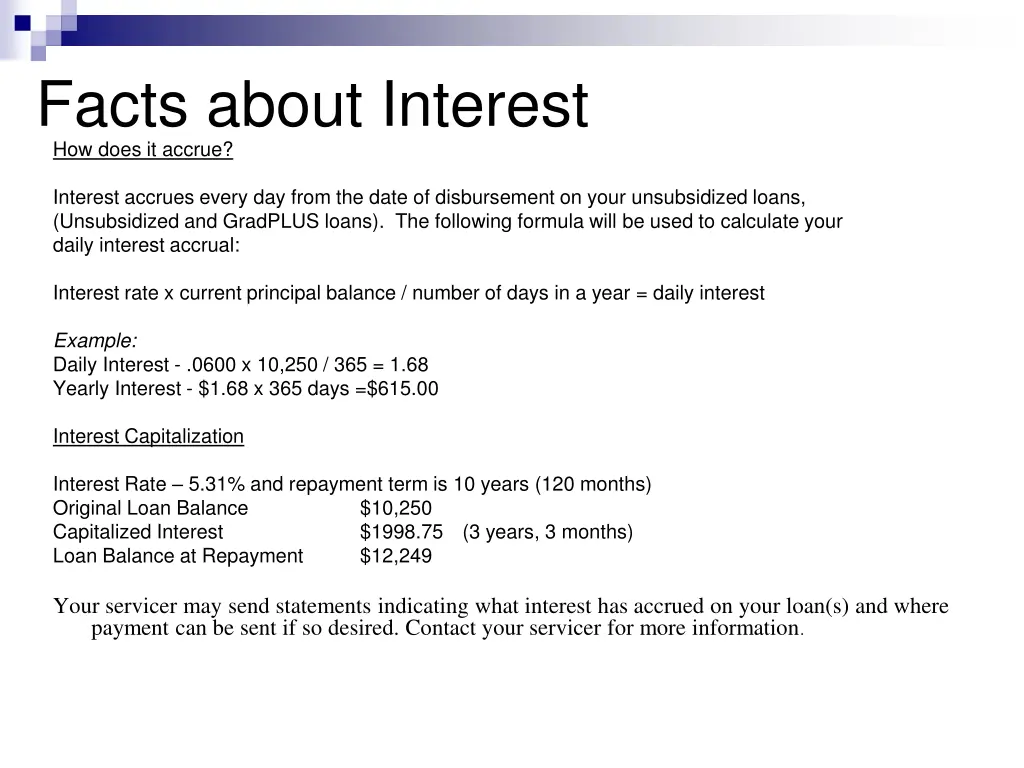 facts about interest how does it accrue