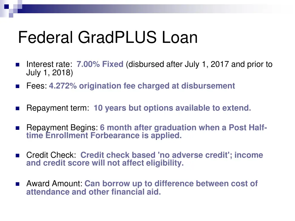 federal gradplus loan