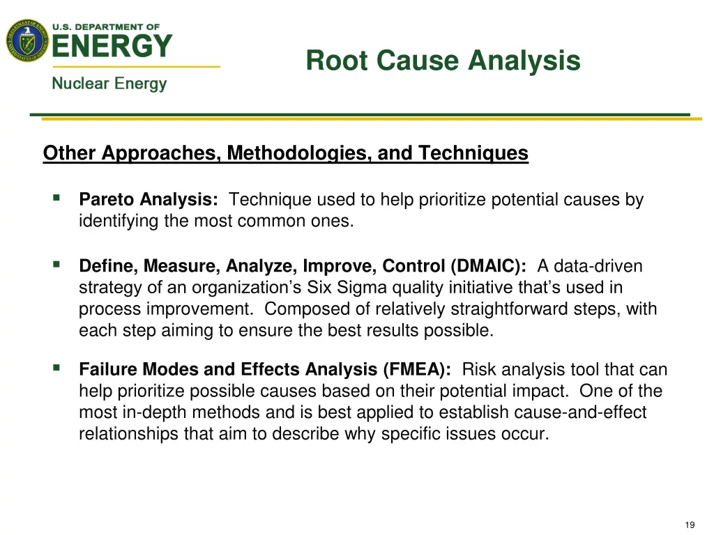 root cause analysis 1