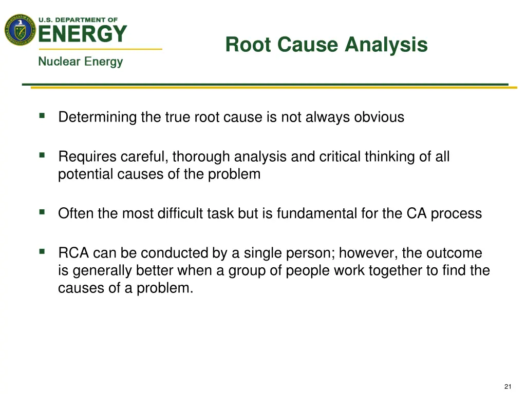 root cause analysis 2