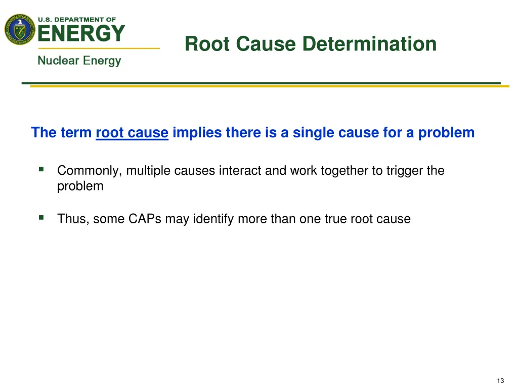 root cause determination 1