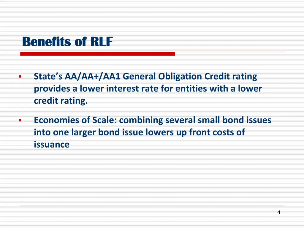 benefits of rlf benefits of rlf