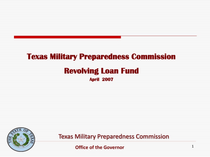 texas military preparedness commission texas