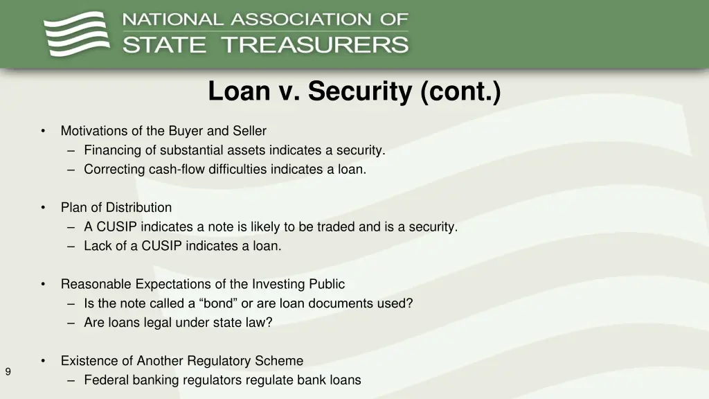 loan v security cont 1