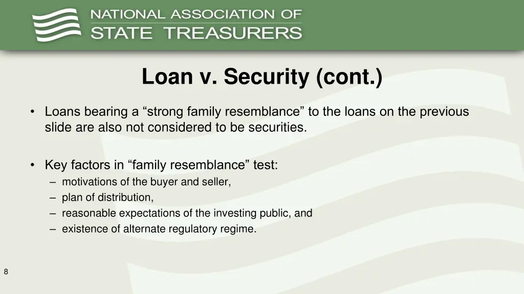 loan v security cont