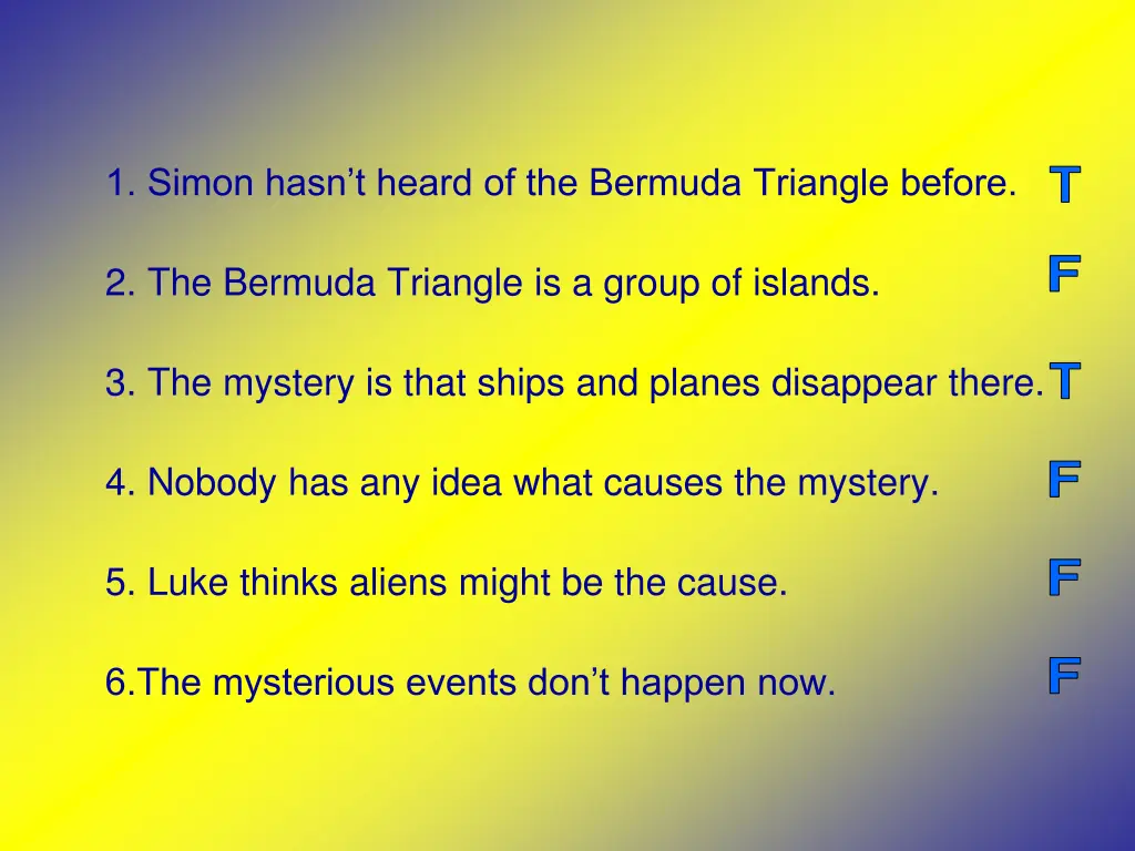 1 simon hasn t heard of the bermuda triangle