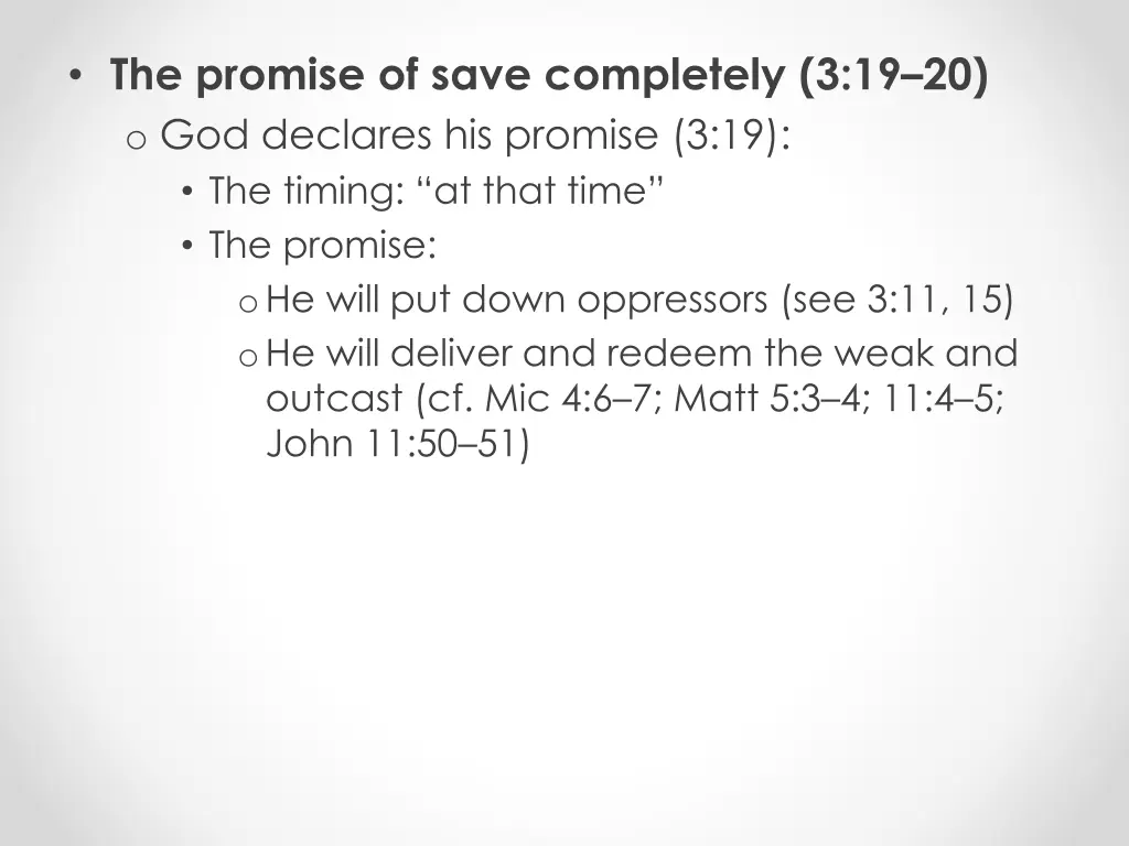 the promise of save completely