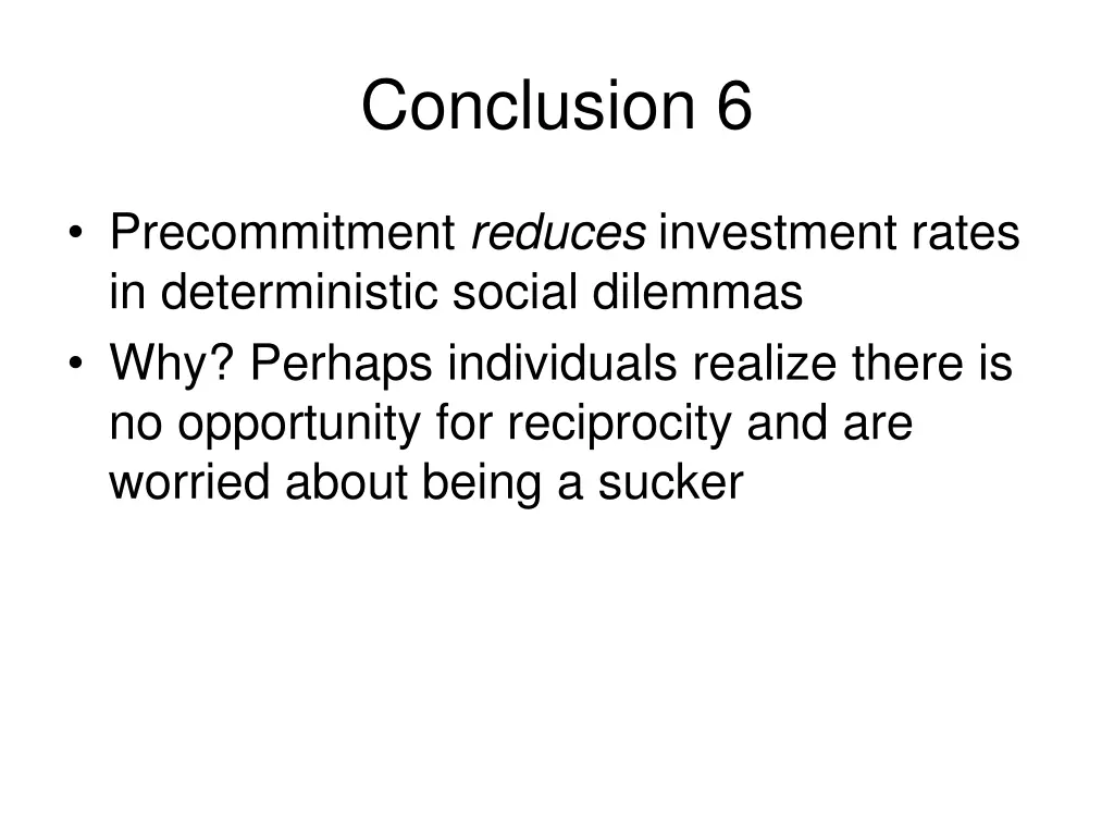 conclusion 6