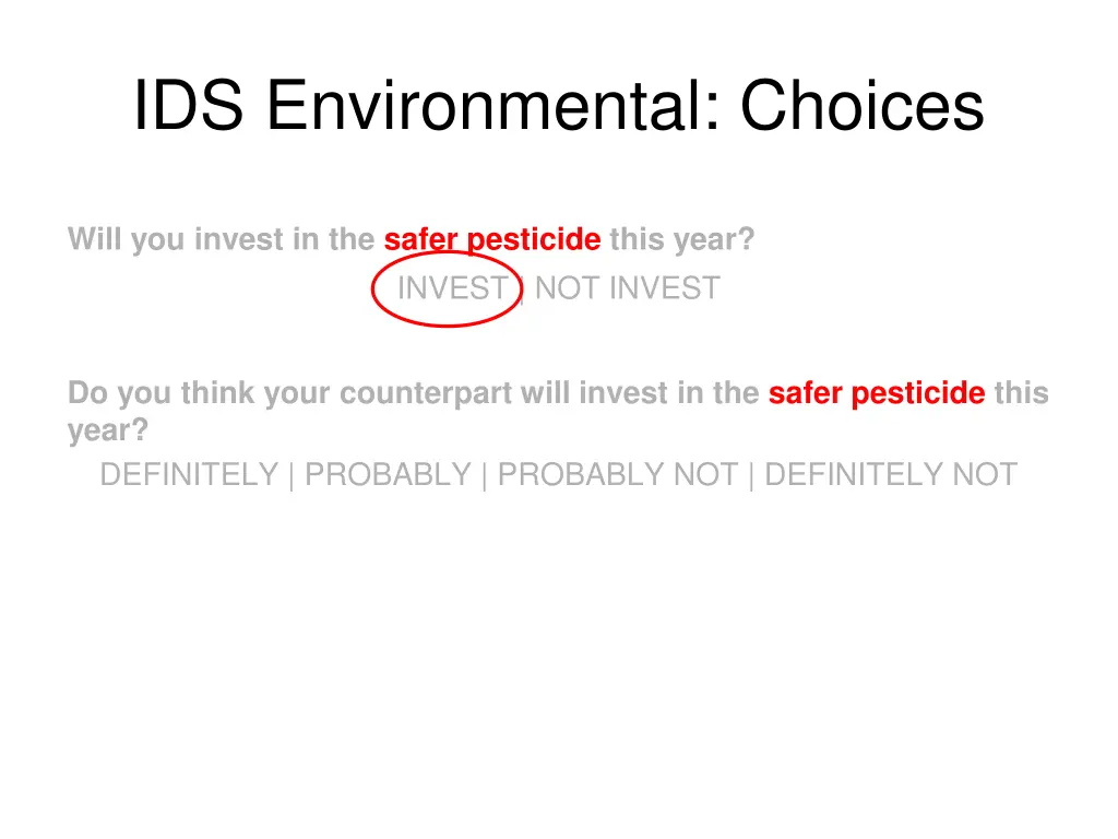 ids environmental choices