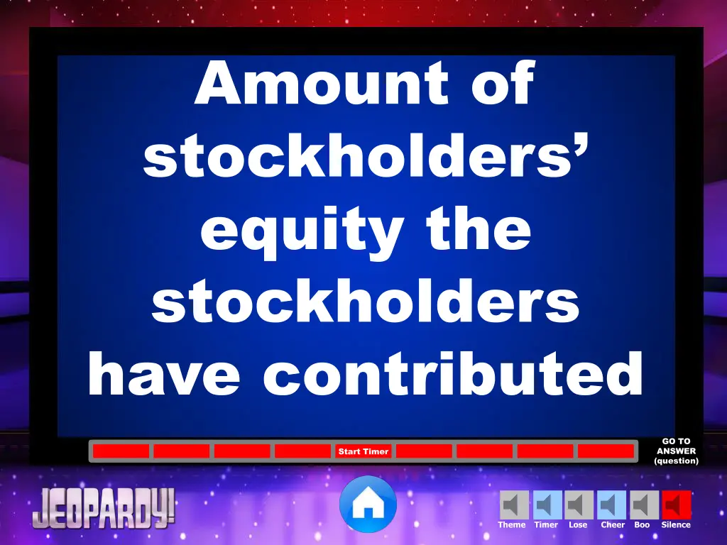 amount of stockholders equity the stockholders