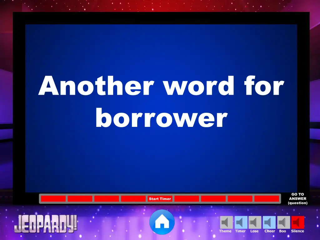 another word for borrower