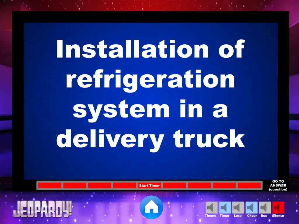 installation of refrigeration system