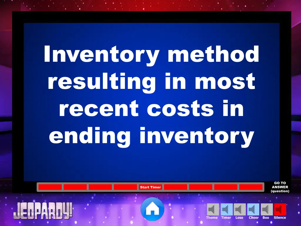 inventory method resulting in most recent costs