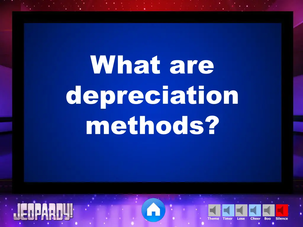 what are depreciation methods