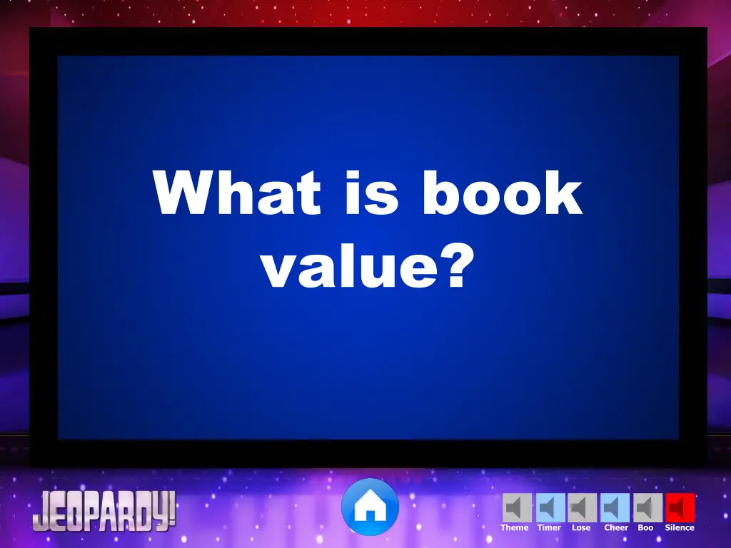 what is book value