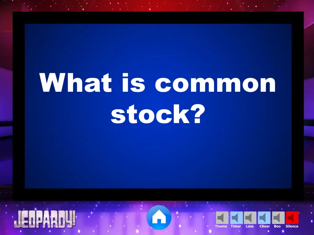 what is common stock